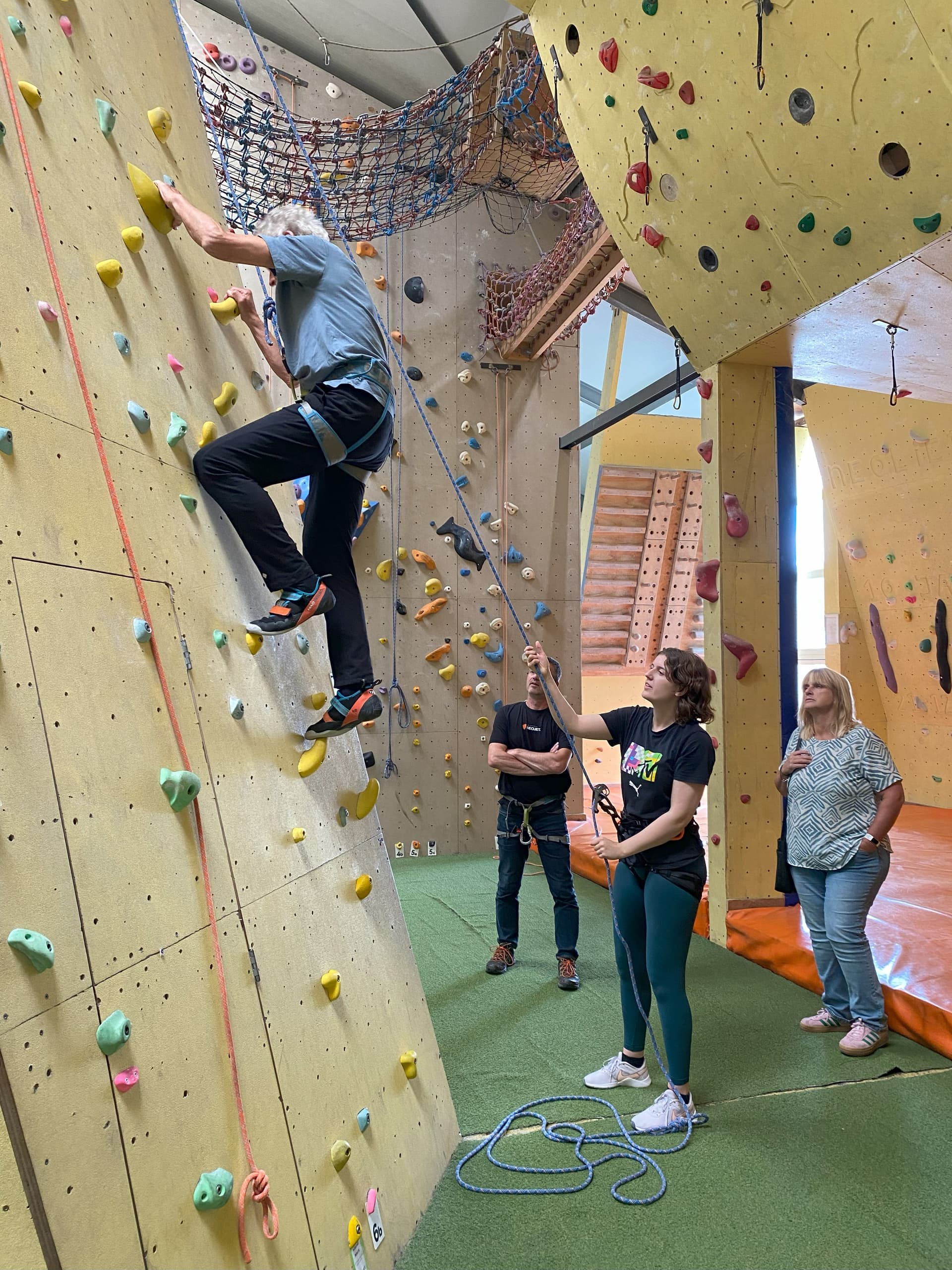 Deelnemers aan het trainen – mentale focus